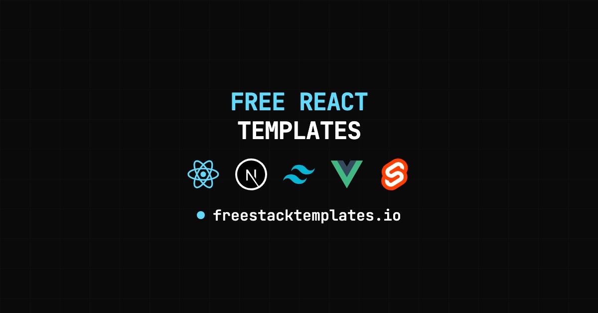 Free React Templates