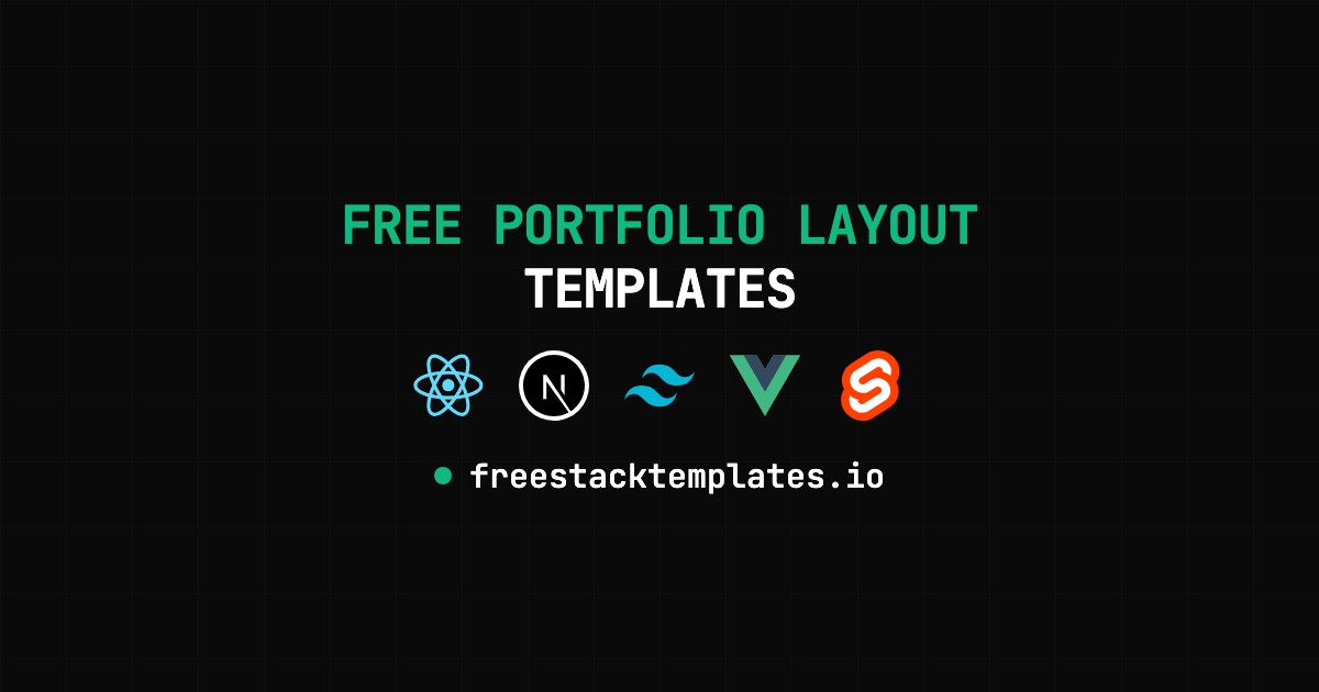 Free Portfolio Layout Website Templates