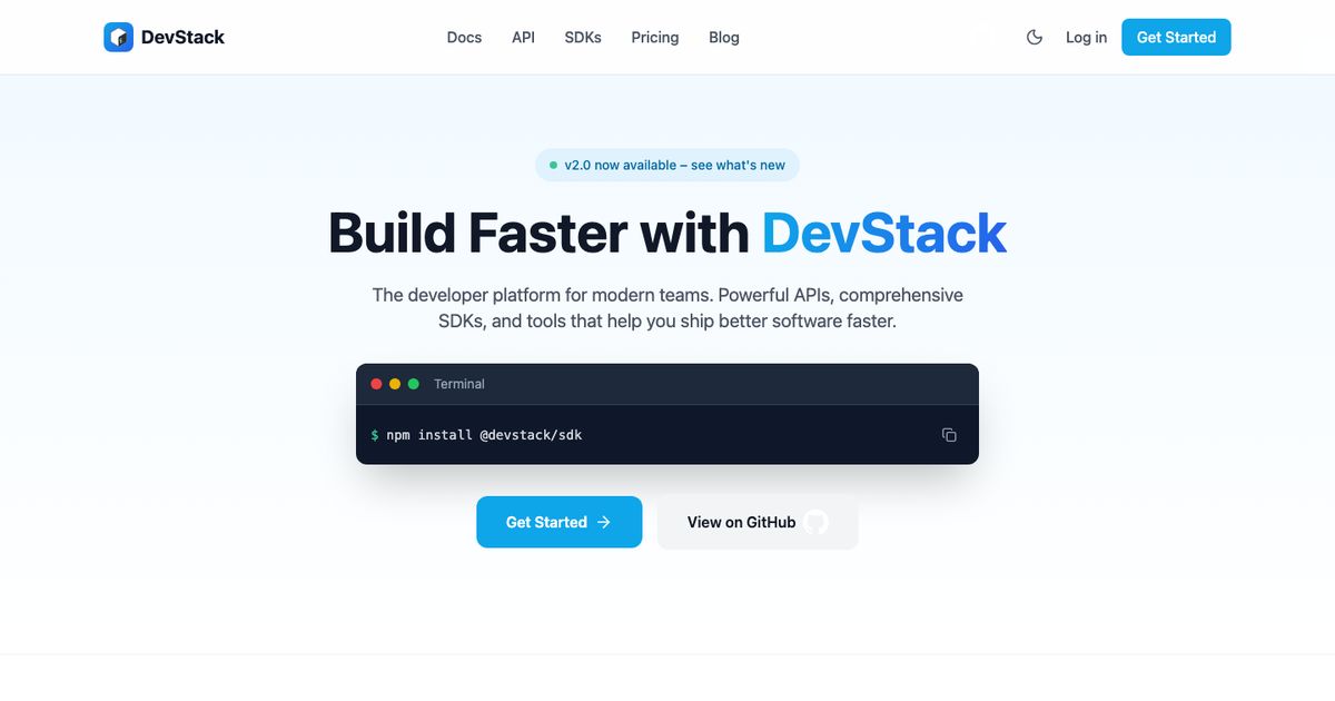 Crowd Devstack Devstack Platform - Free Vue Template