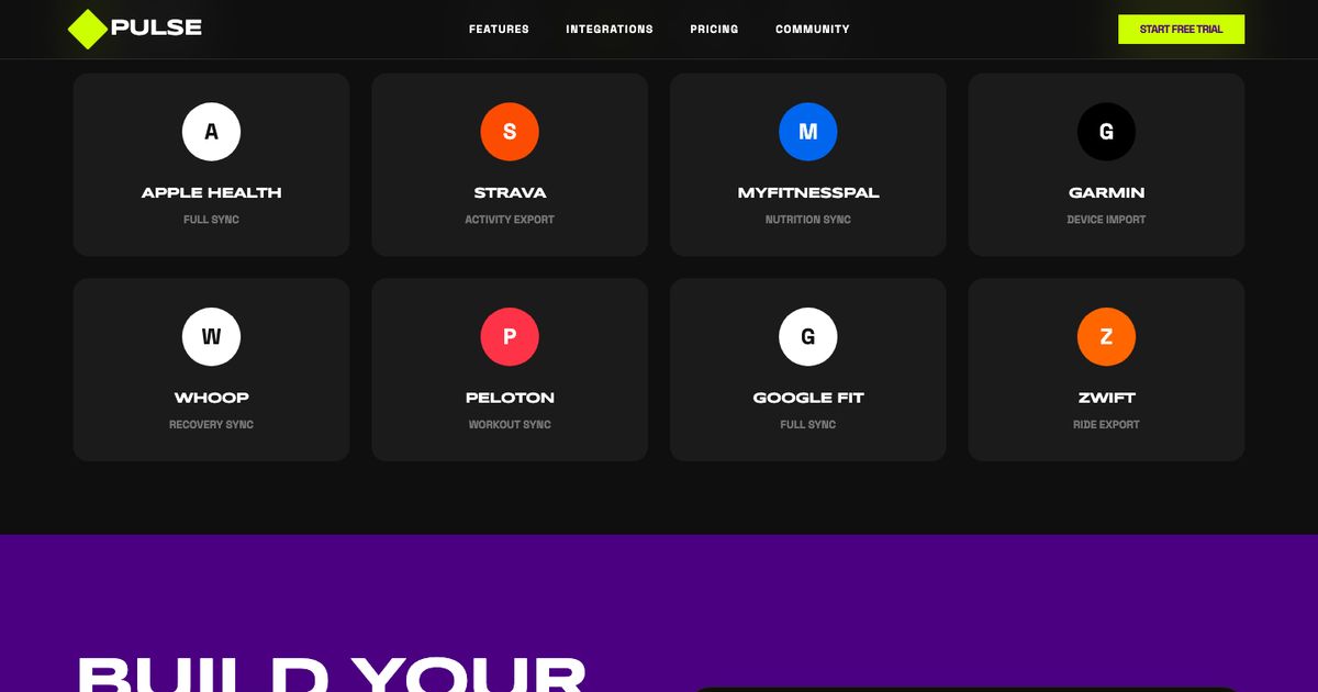 Pulse Flow Integrations - Tailwind Template